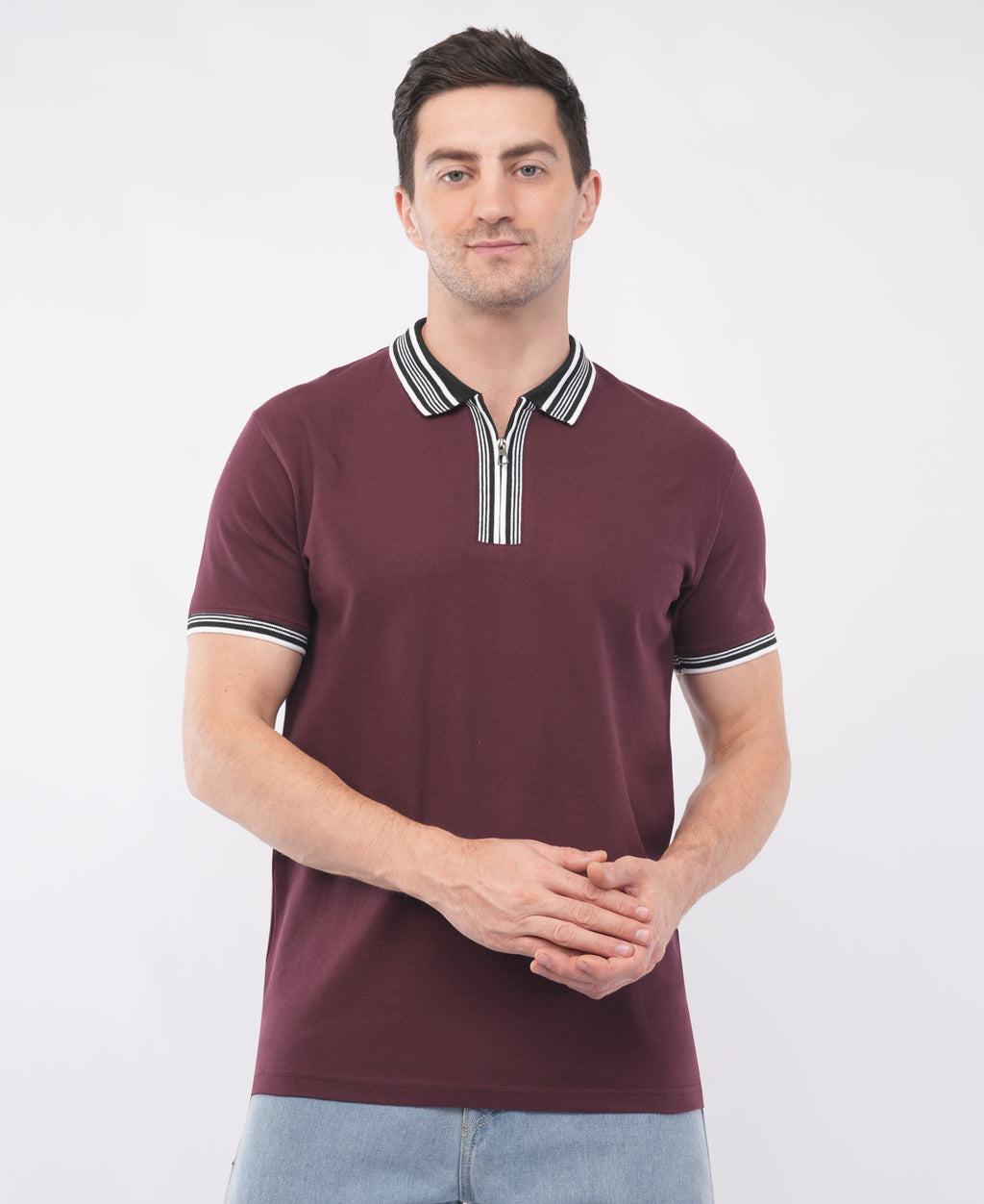 Maroon Polo T shirt