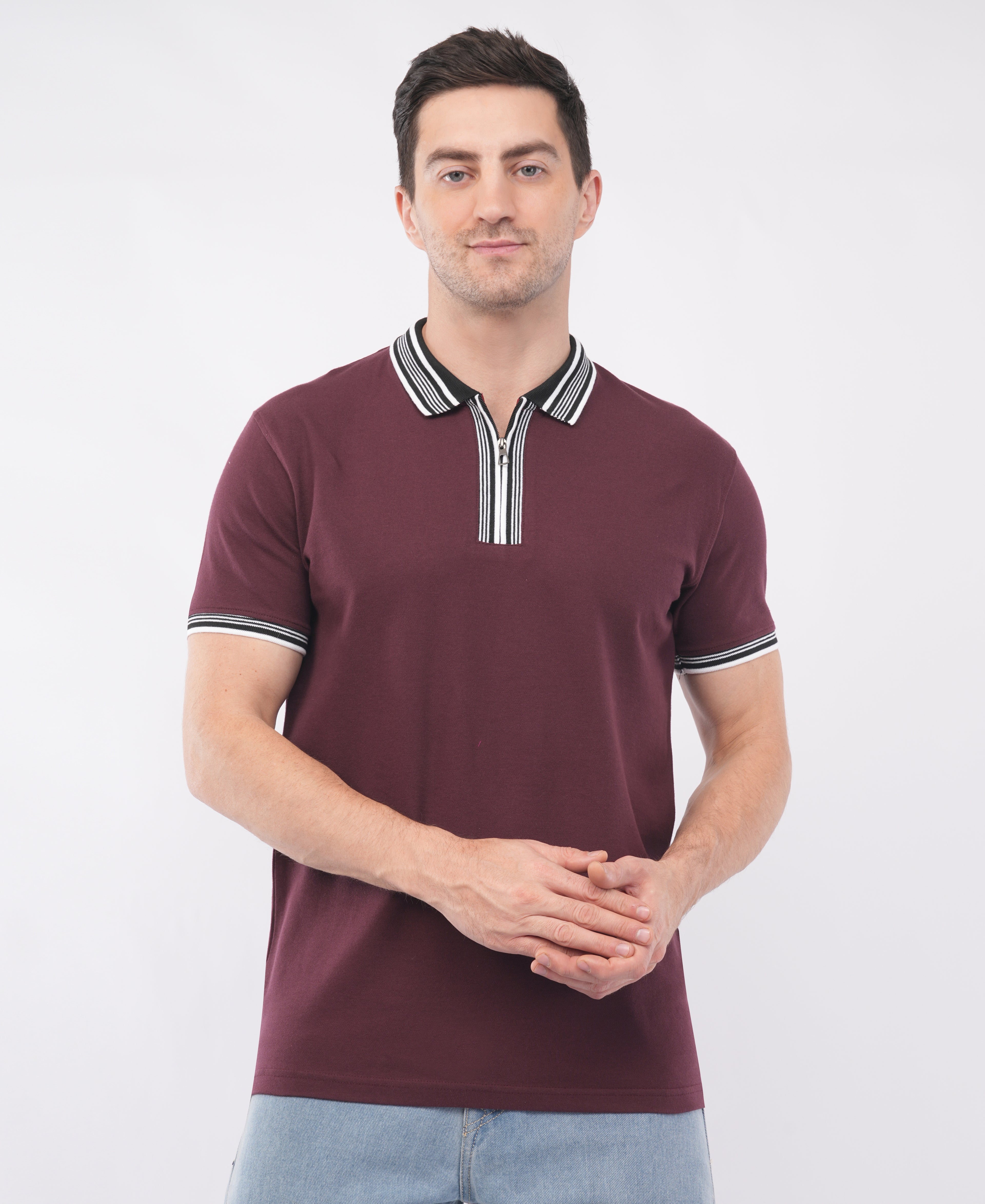 Maroon Polo T shirt