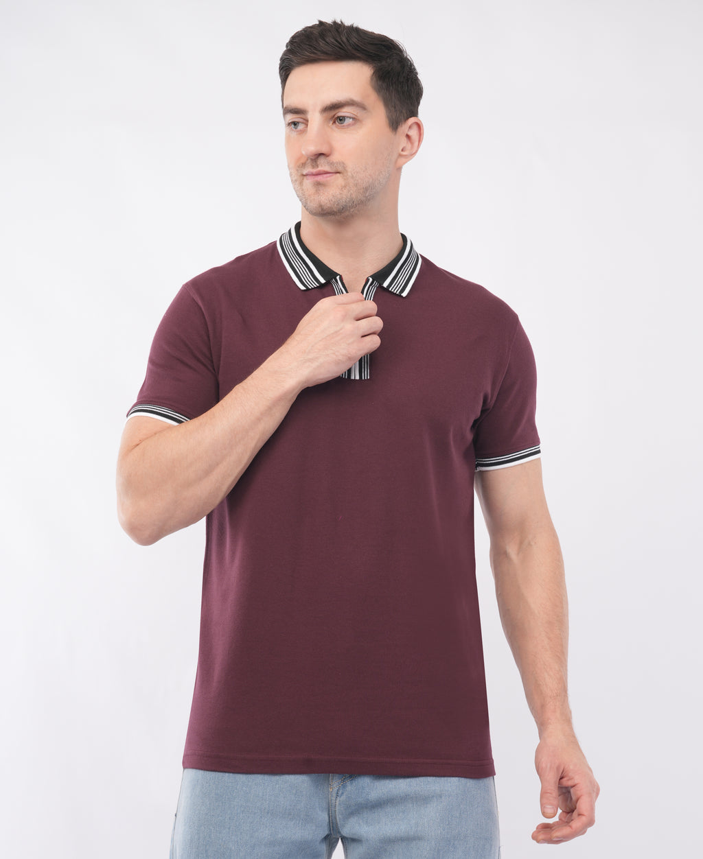 Maroon Polo T shirt