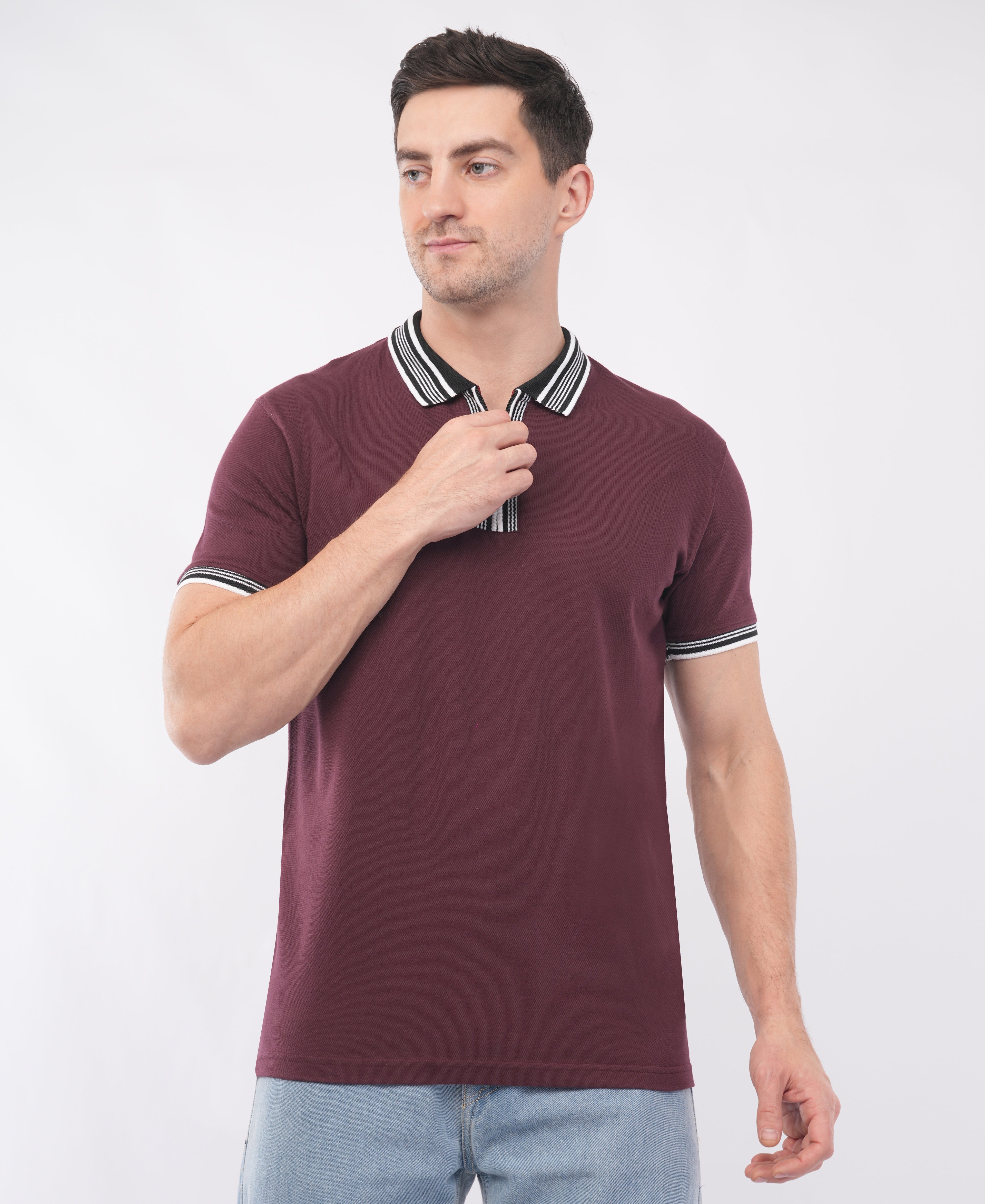 Maroon Polo T shirt