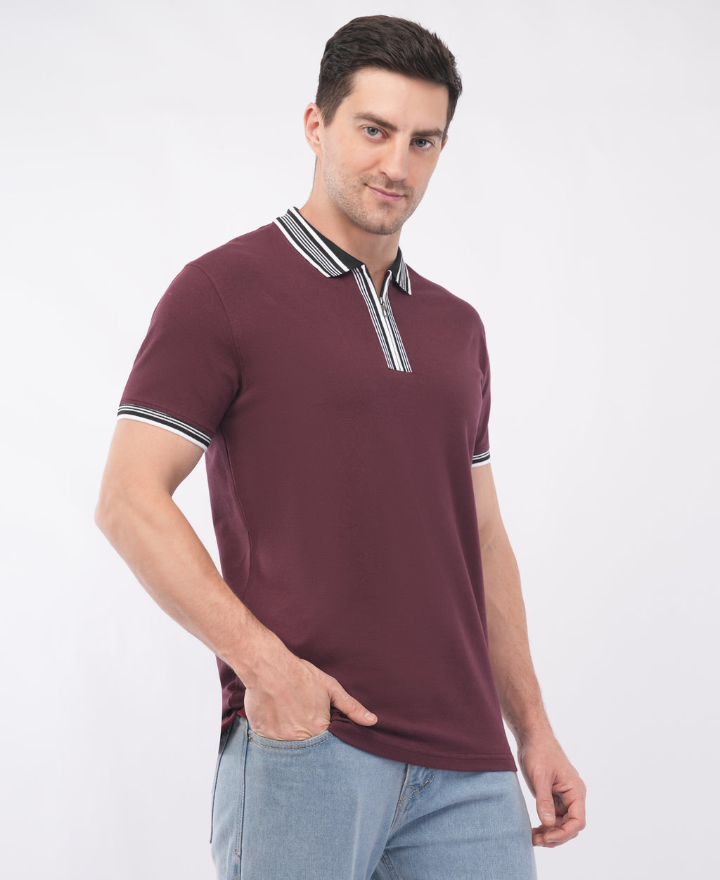 Maroon Polo T shirt