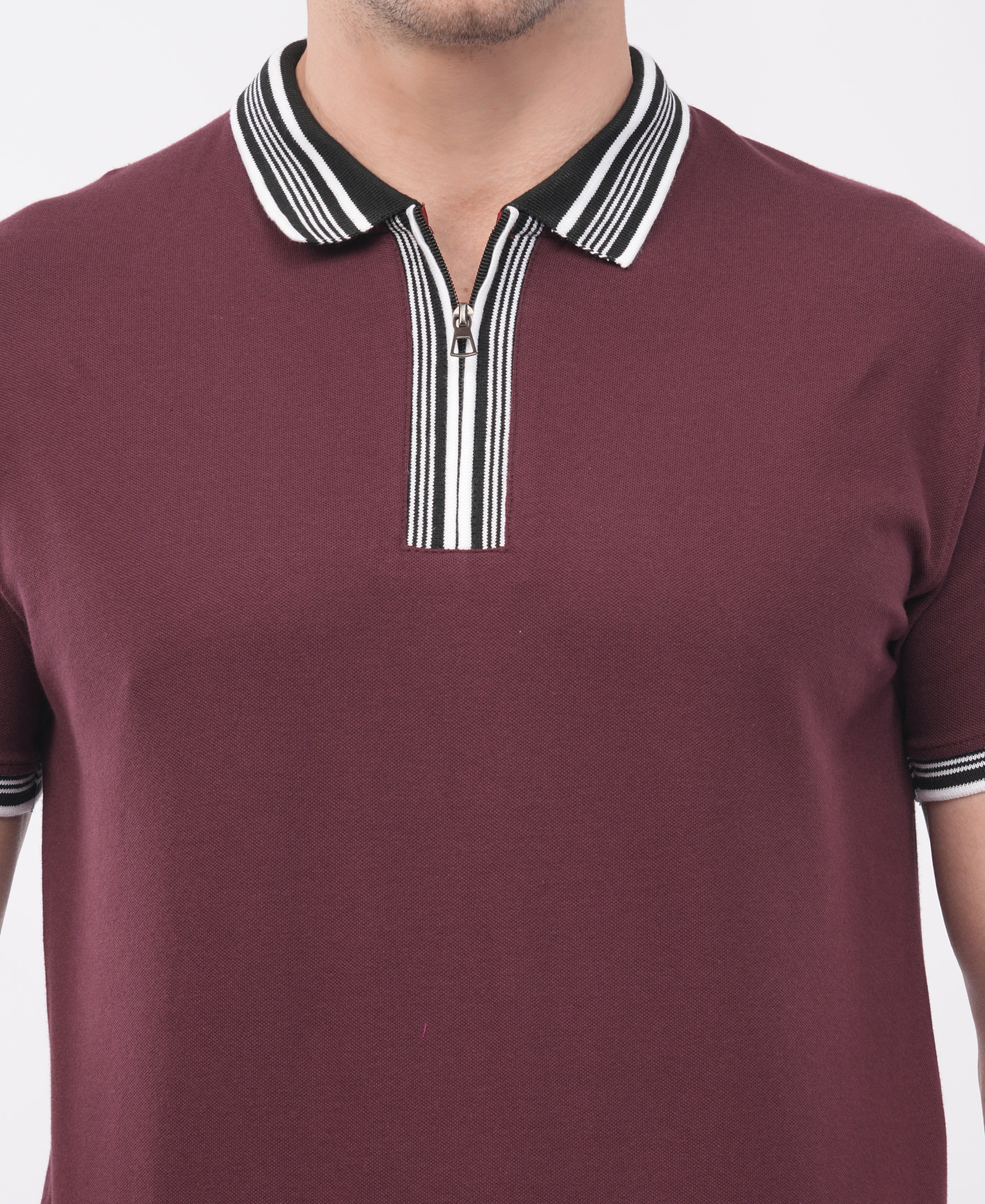 Maroon Polo T shirt