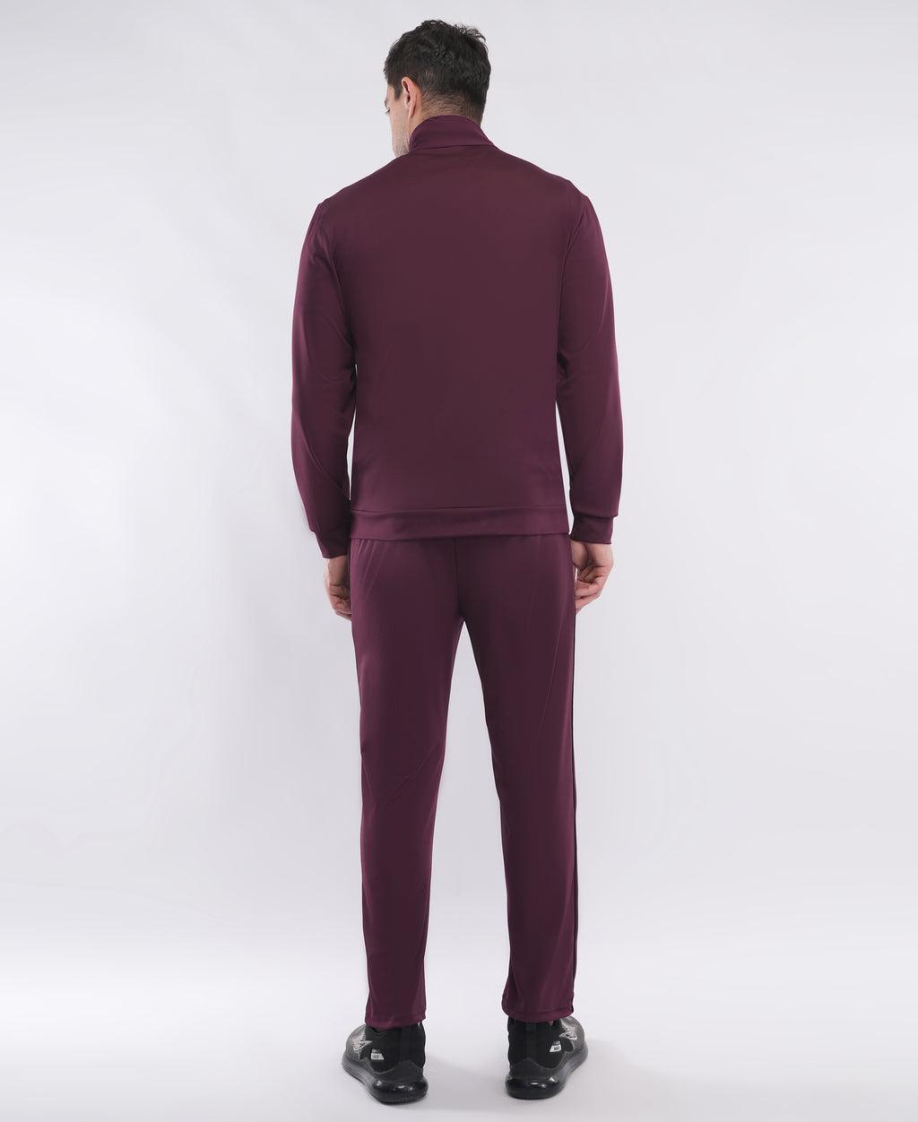 Men's Maroon Athletic Tracksuit