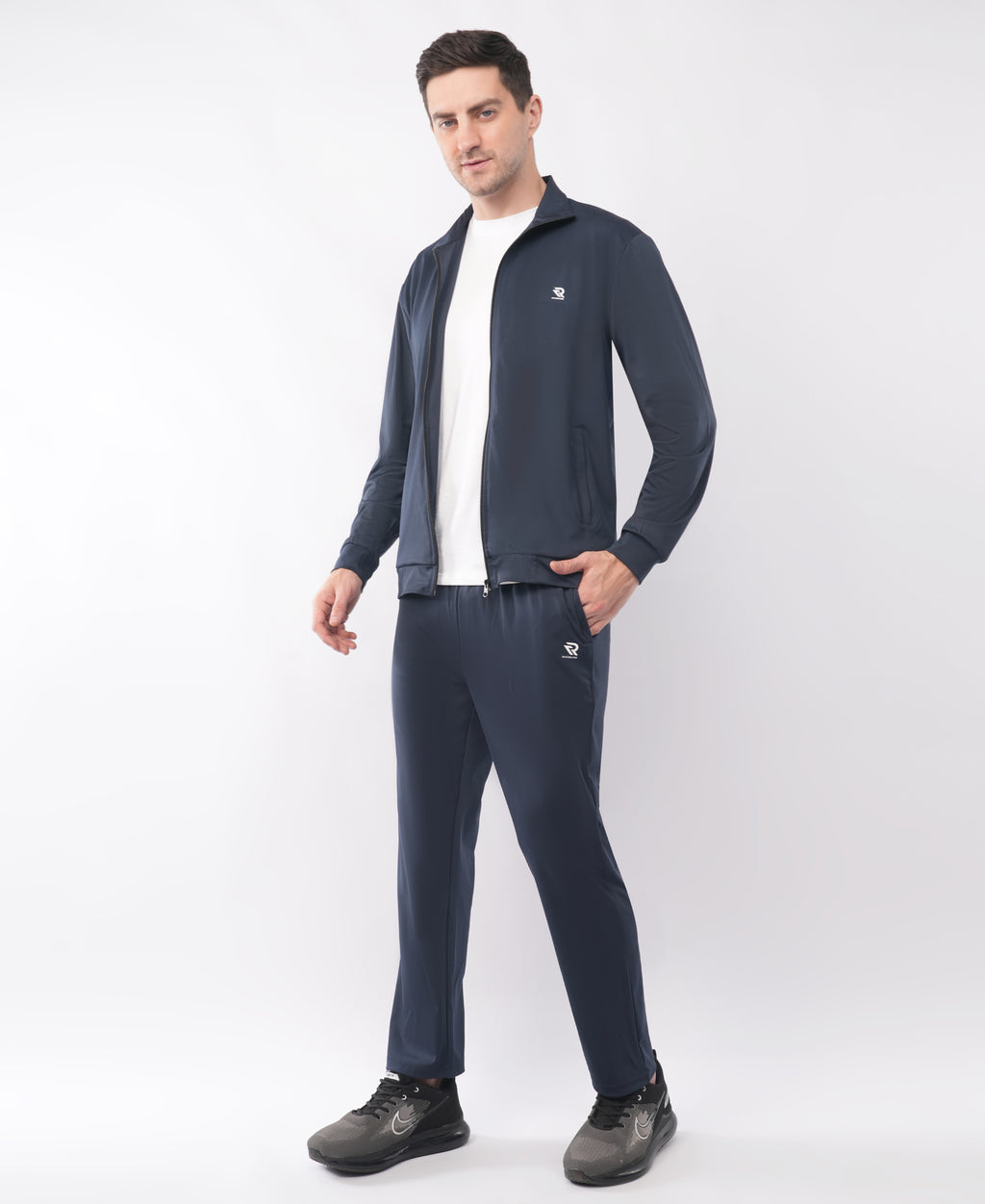 Men's Navy Athletic Tracksuit