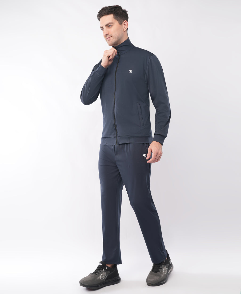 Men's Navy Athletic Tracksuit