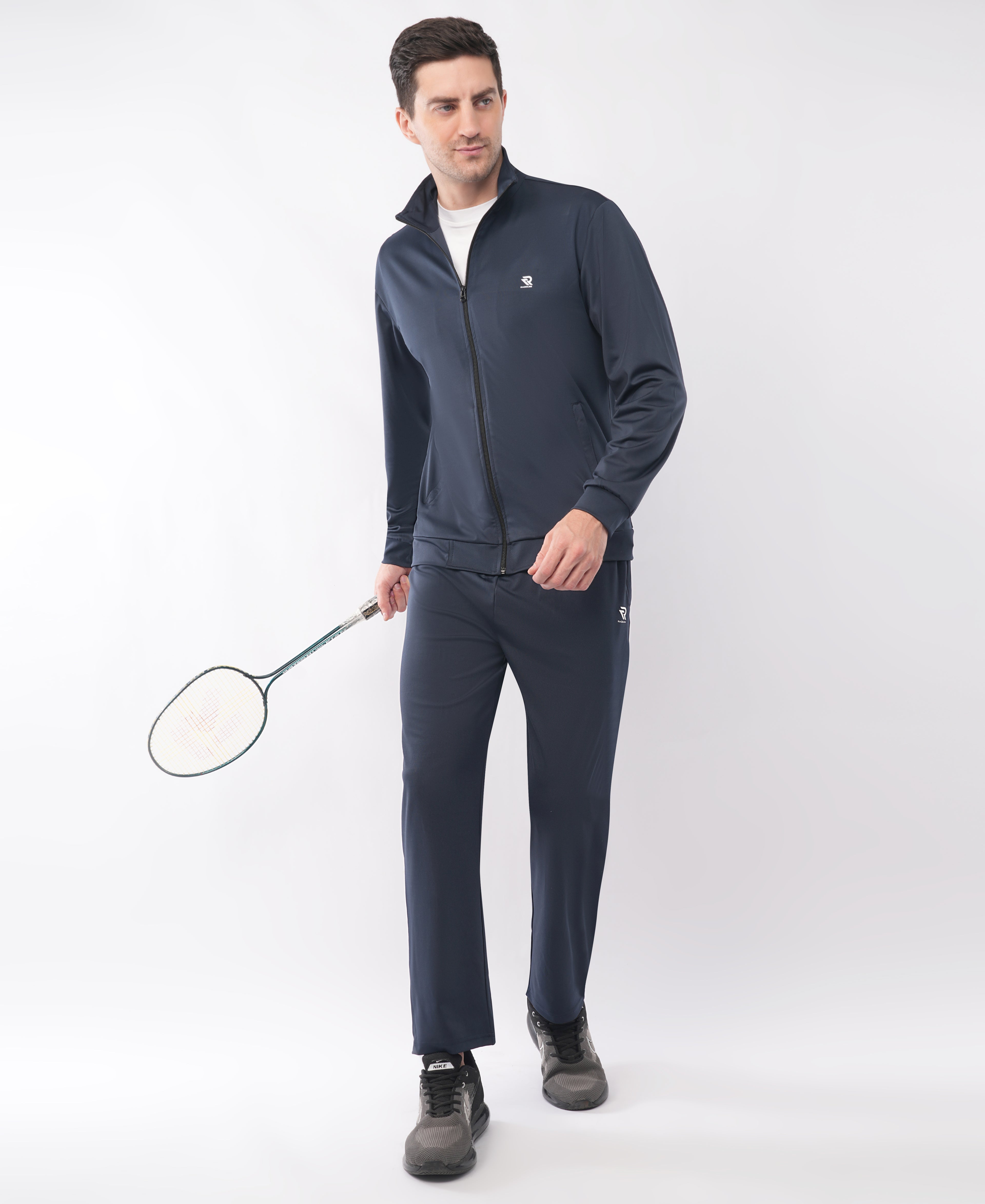 Men's Navy Athletic Tracksuit