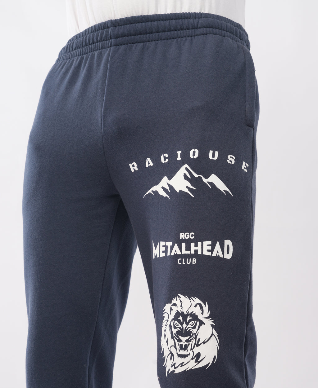 Navy Blue Graphic Jogger Pant