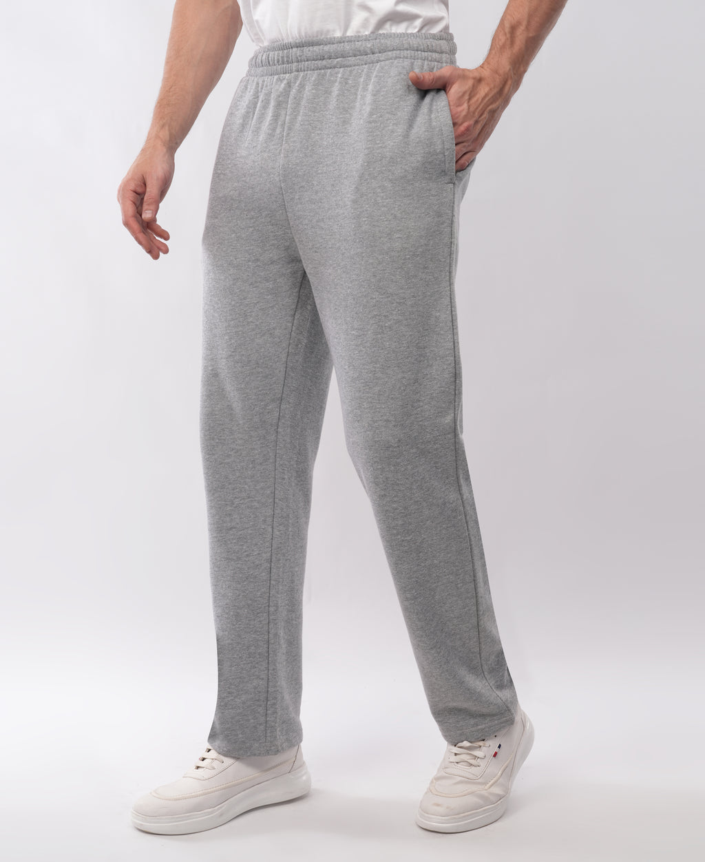 Grey Melange Jogger Pant