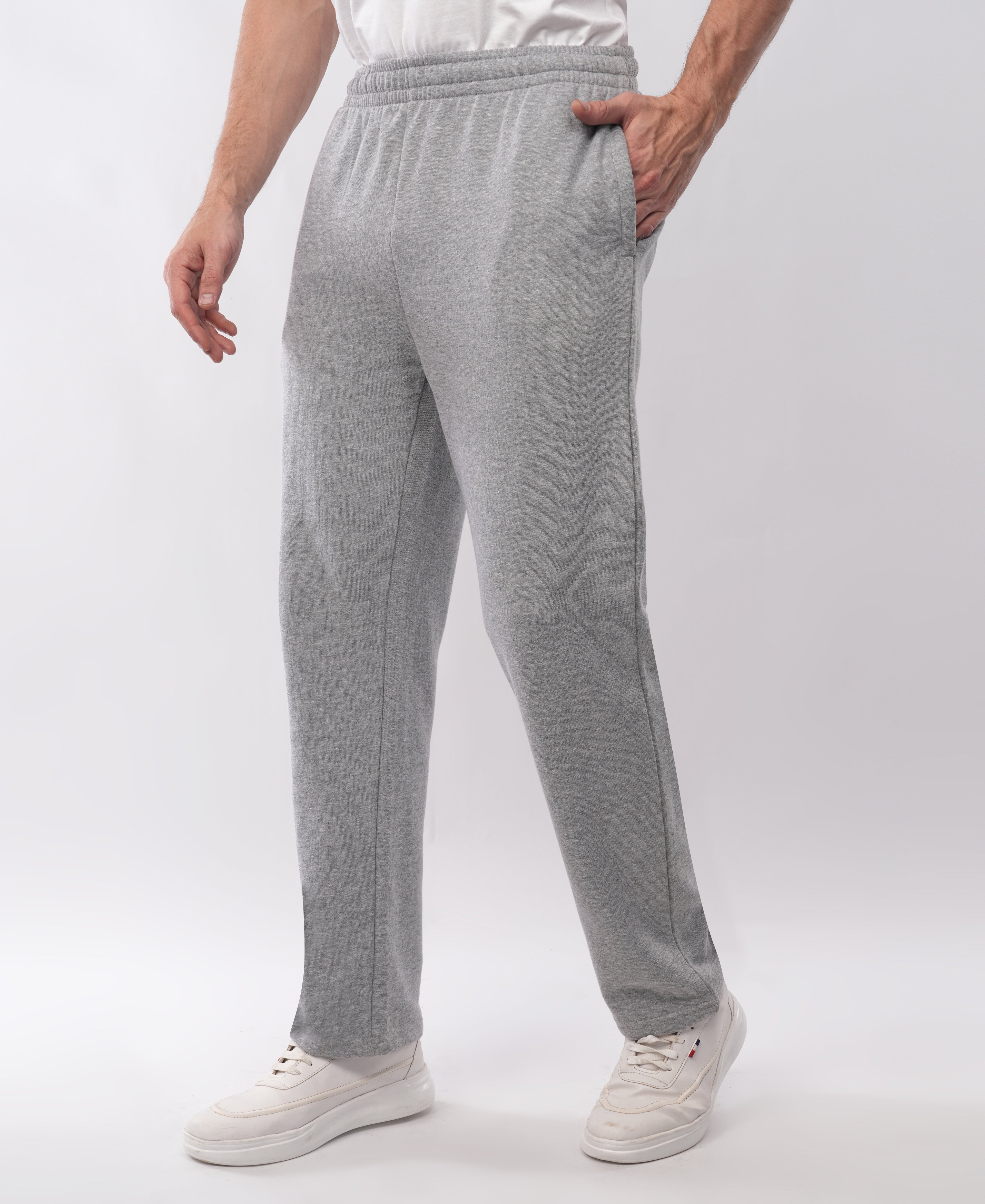 Grey Melange Jogger Pant