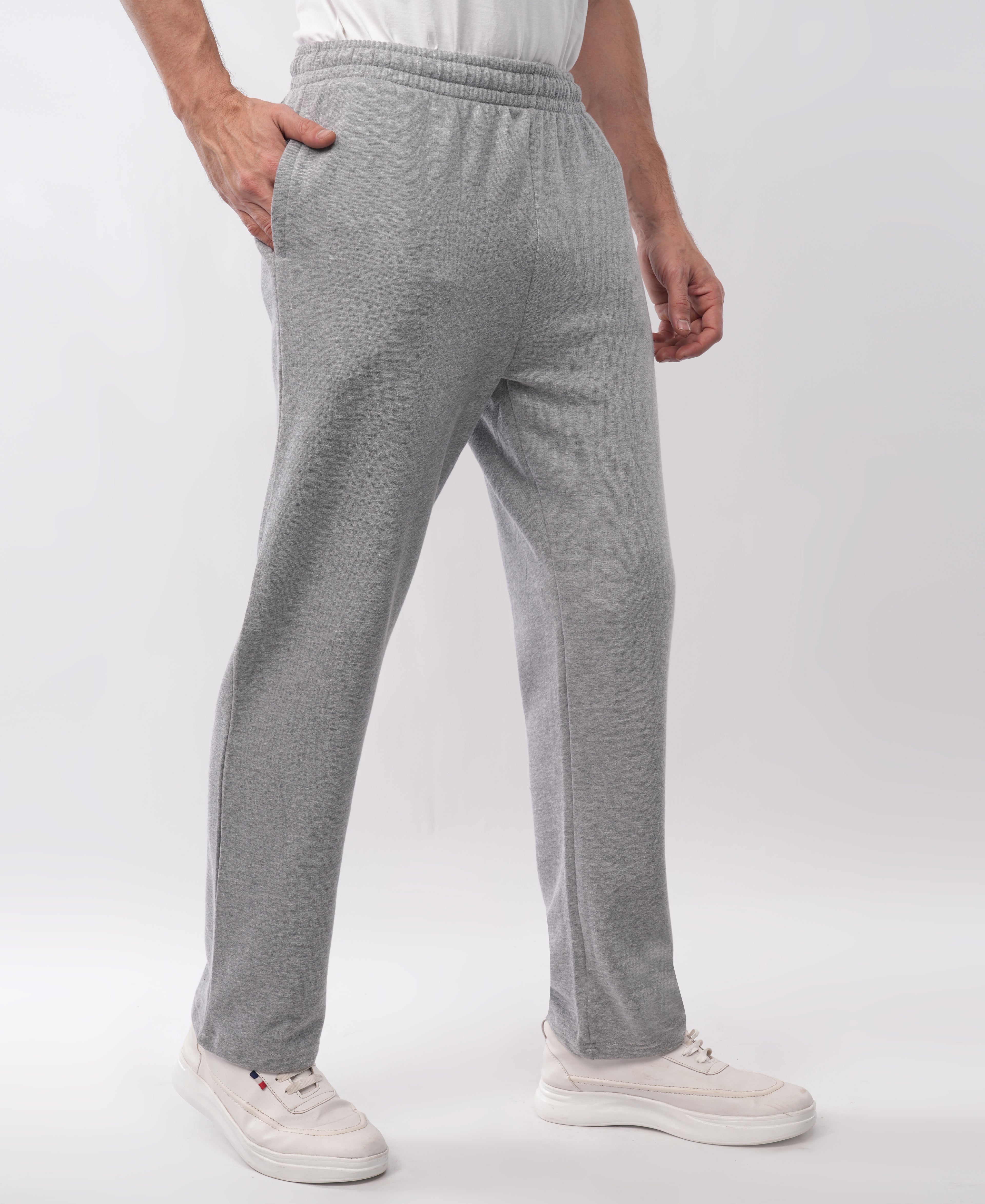 Grey Melange Jogger Pant