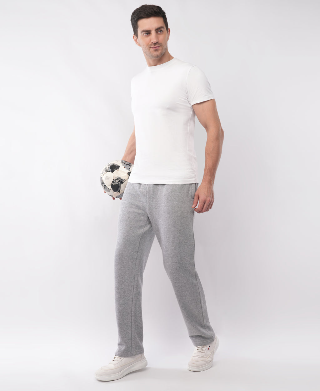 Grey Melange Jogger Pant