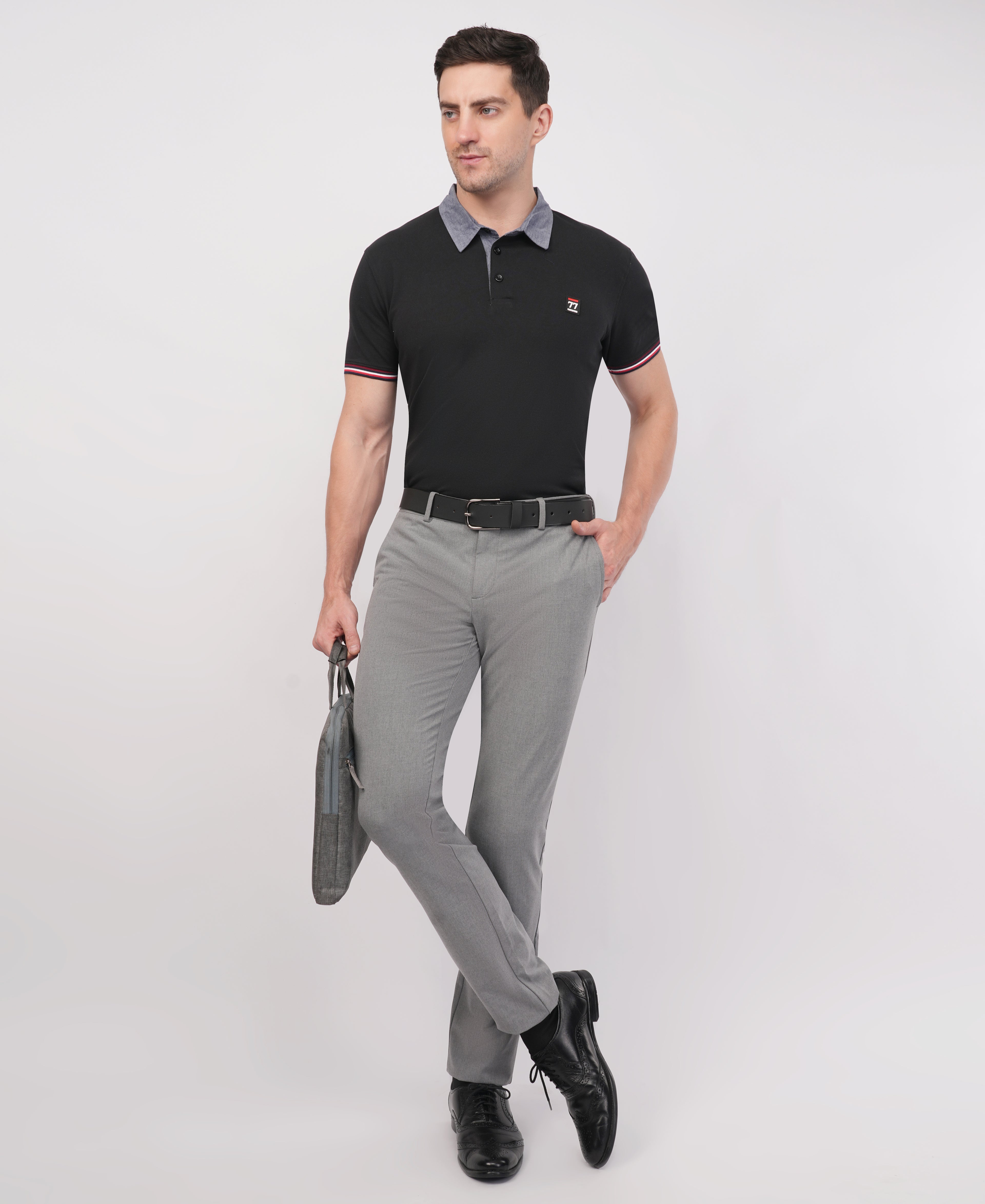 Black Polo T shirt