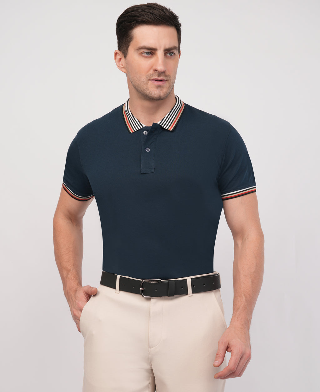 Navy Polo T shirt