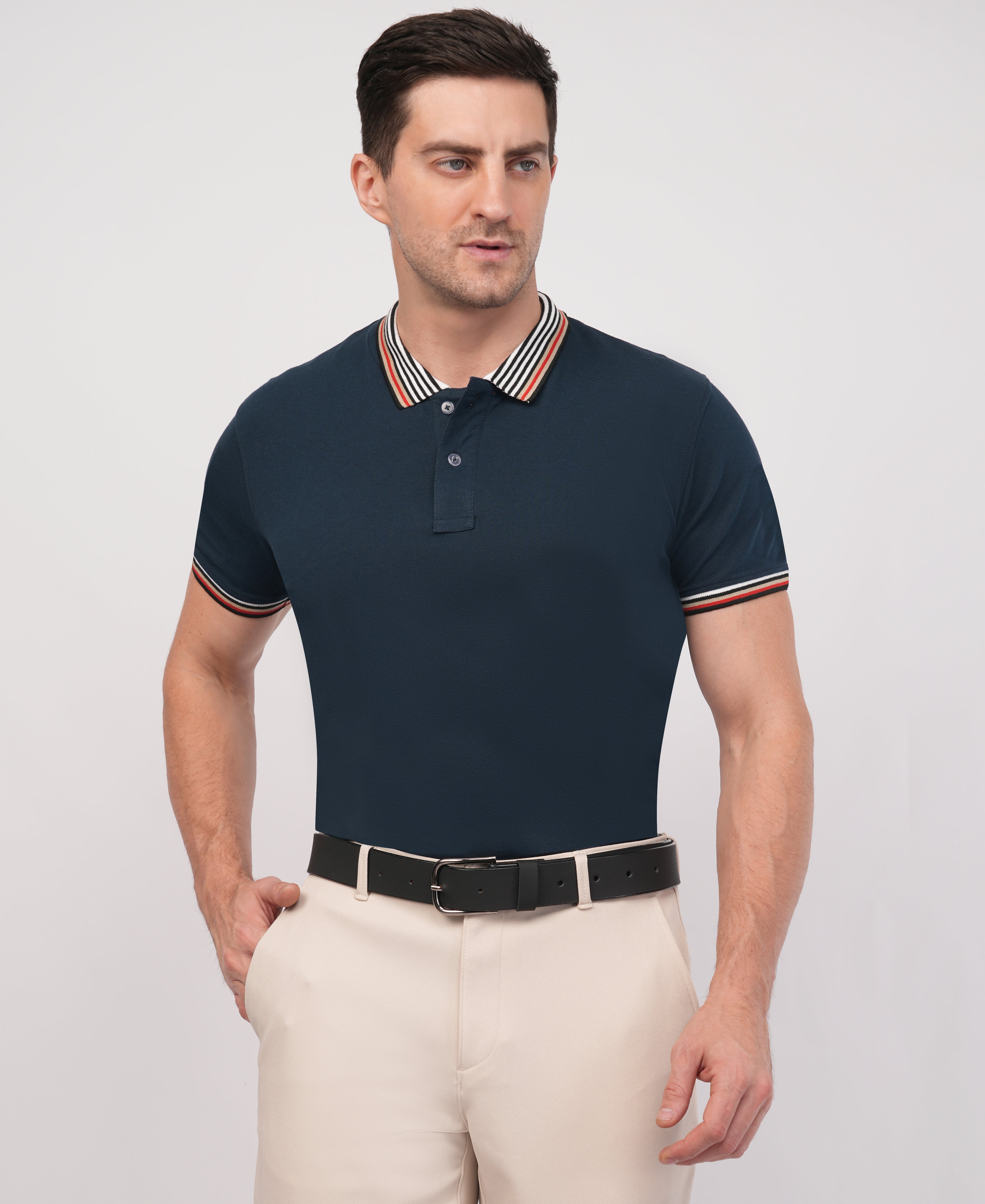 Navy Polo T shirt