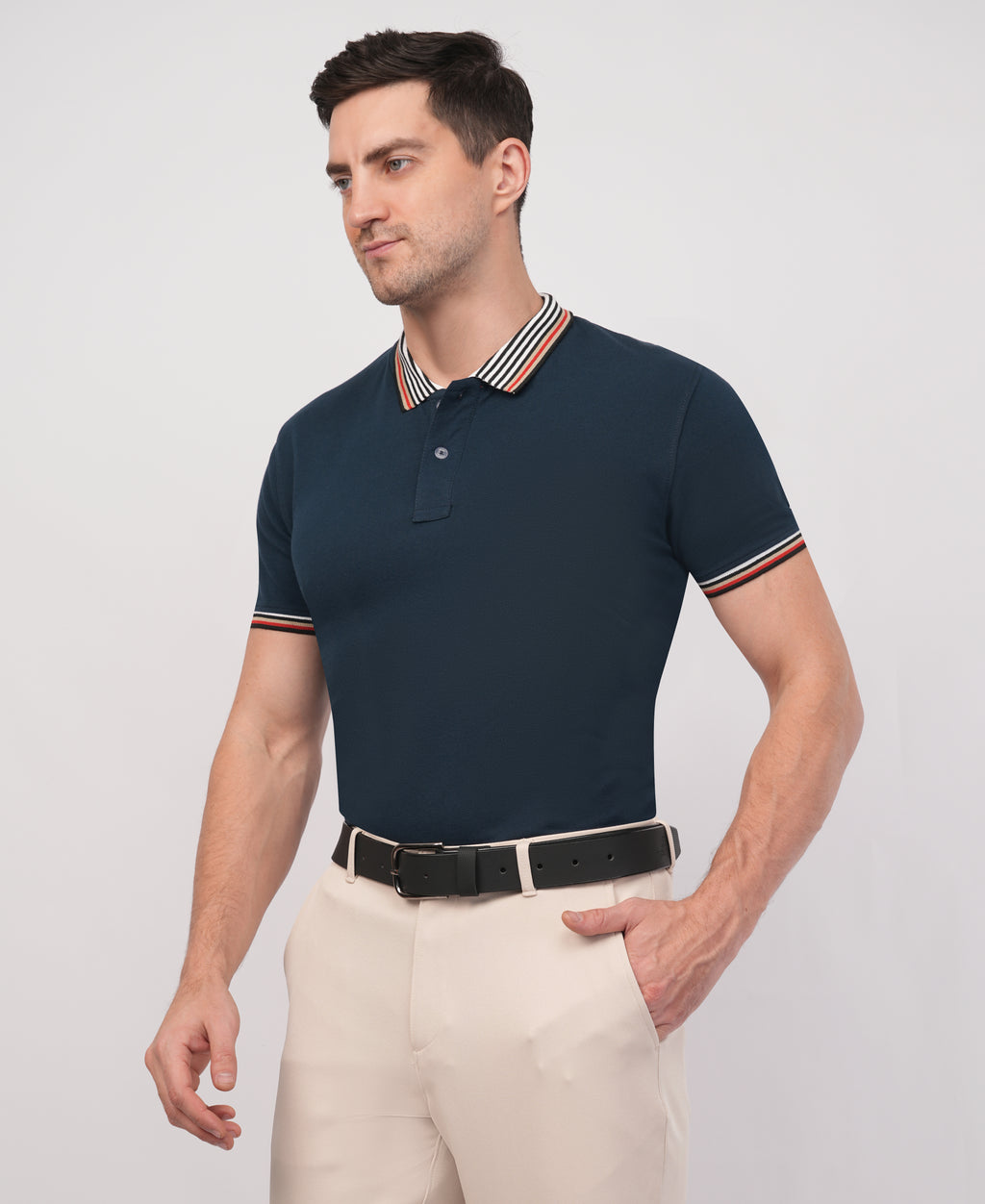 Navy Polo T shirt