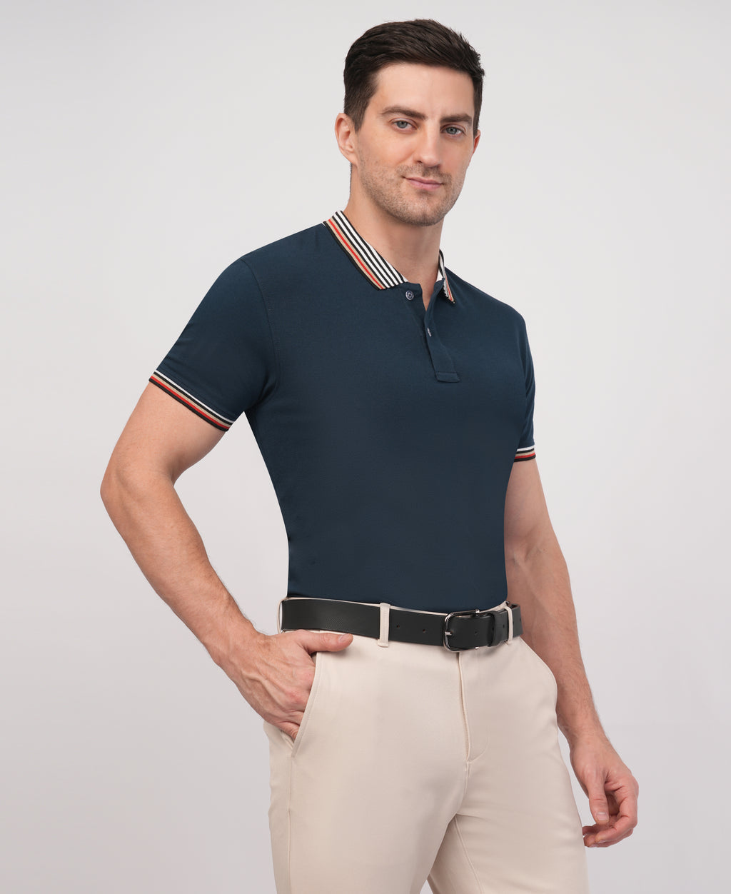 Navy Polo T shirt