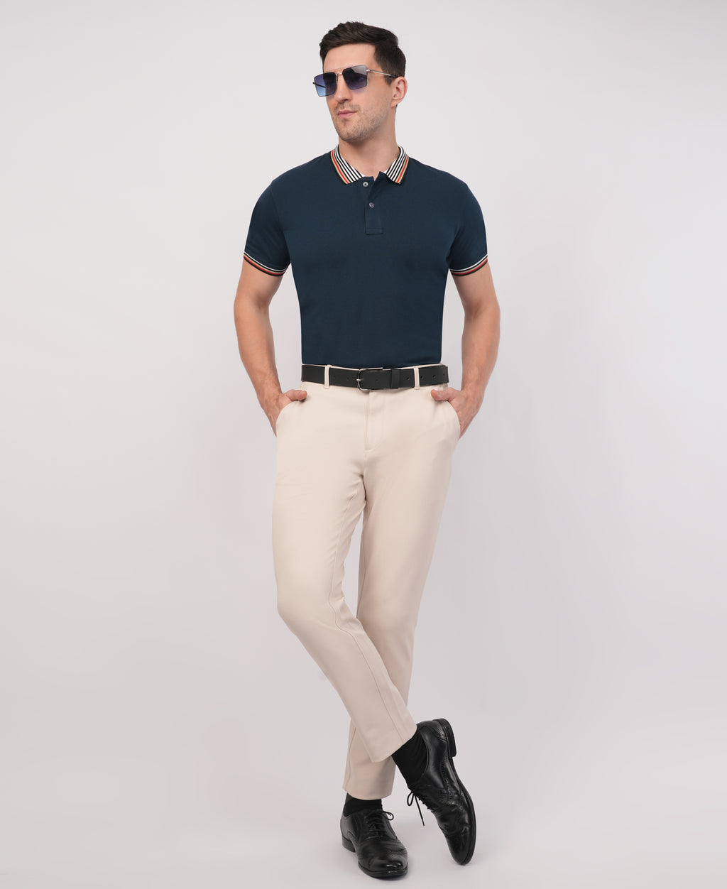 Navy Polo T shirt