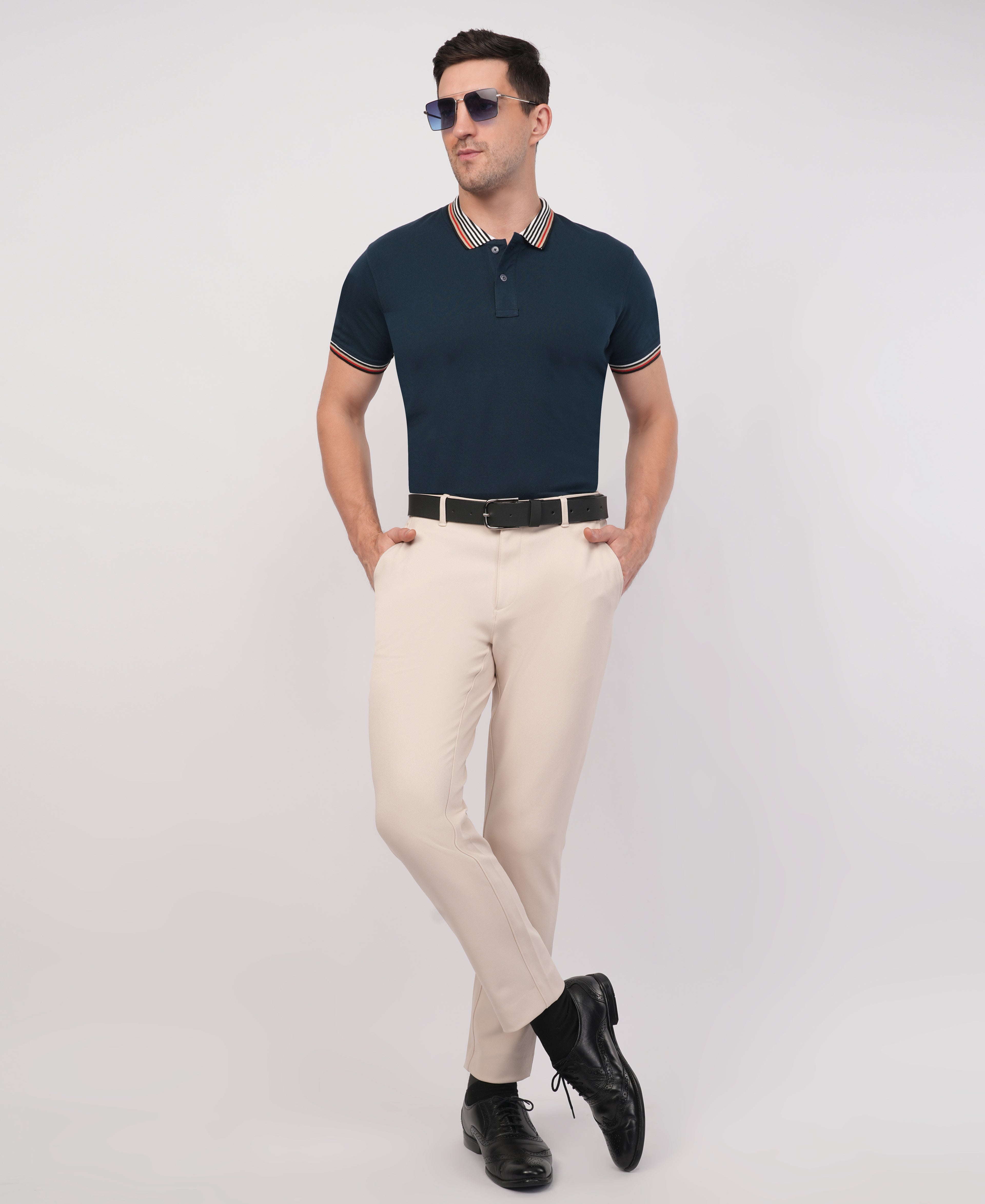 Navy Polo T shirt
