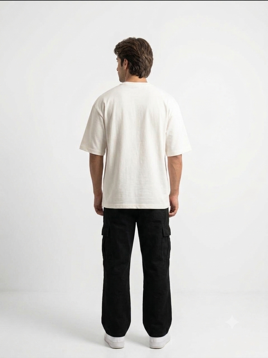 Raciouse's printed white Oversize t-shirt