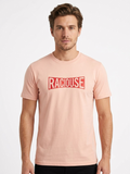 Raciouse's printed pink tshirt