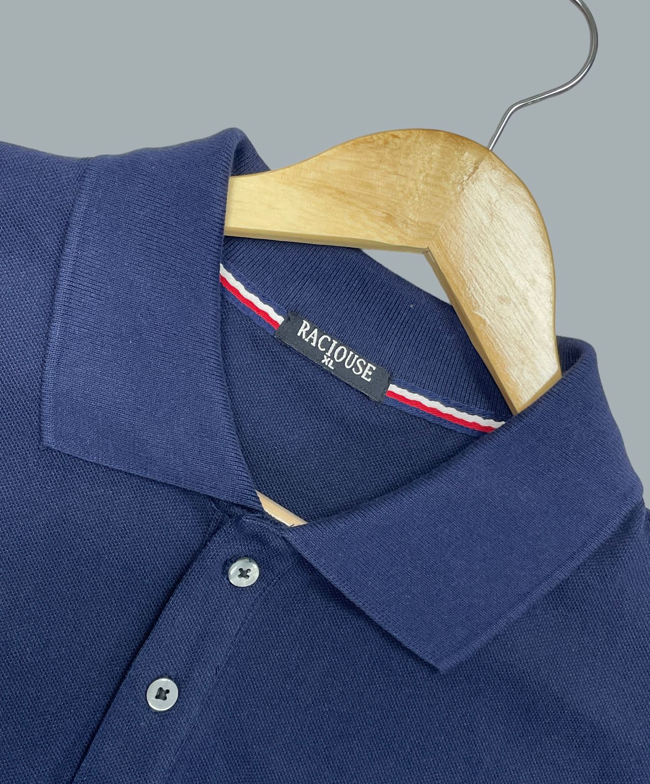 Solid Navy Blue Polo - Everyday Elegance