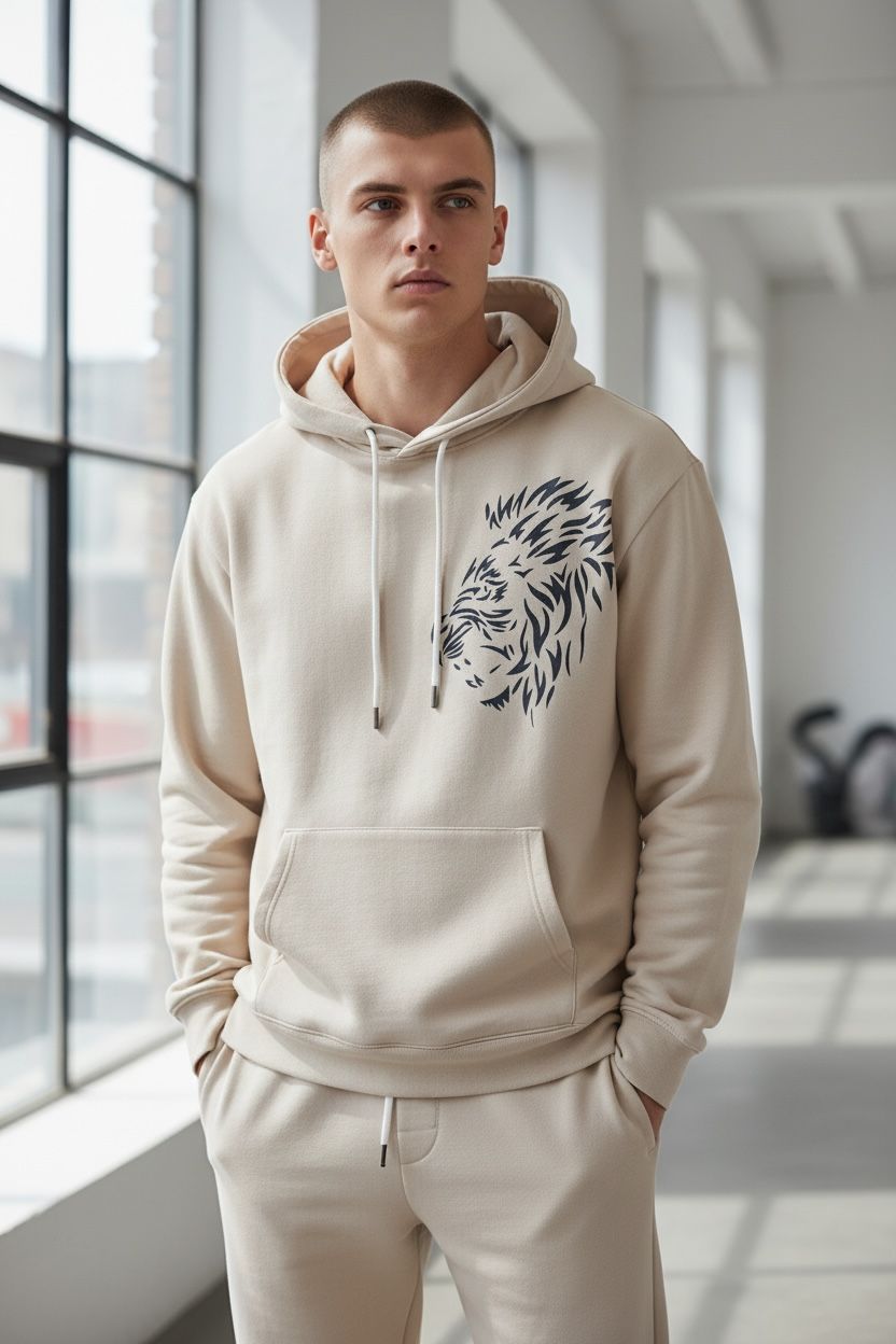 Streetwear Printed hoodie & Lower set