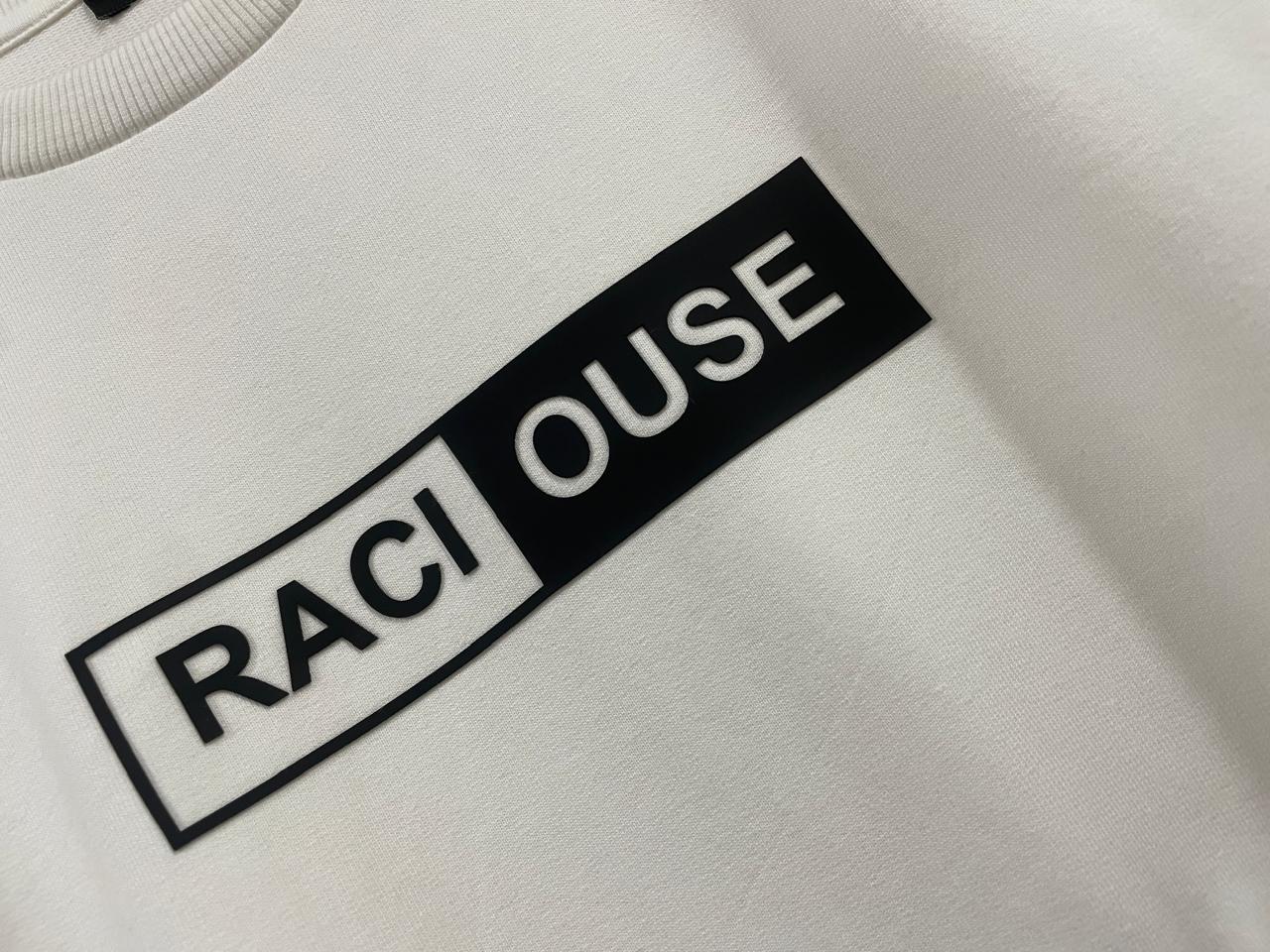 Raciouse's printed white Oversize t-shirt