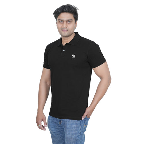 All Black Classic Polo T-shirt