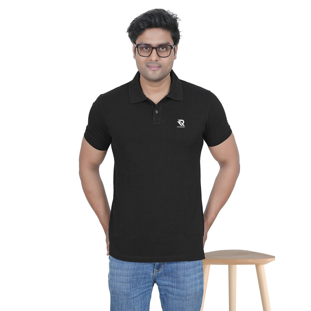 All Black Classic Polo T-shirt