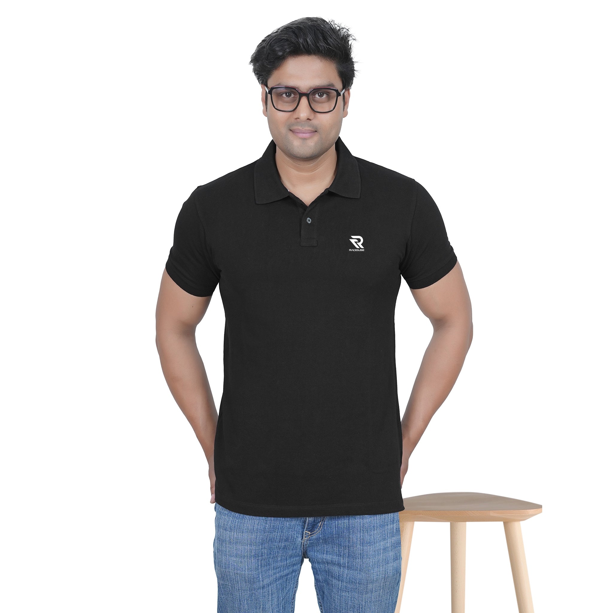 All Black Classic Polo T-shirt