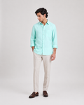 Raciouse Aqua Linen Shirt