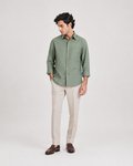 Raciouse Green Linen Shirt