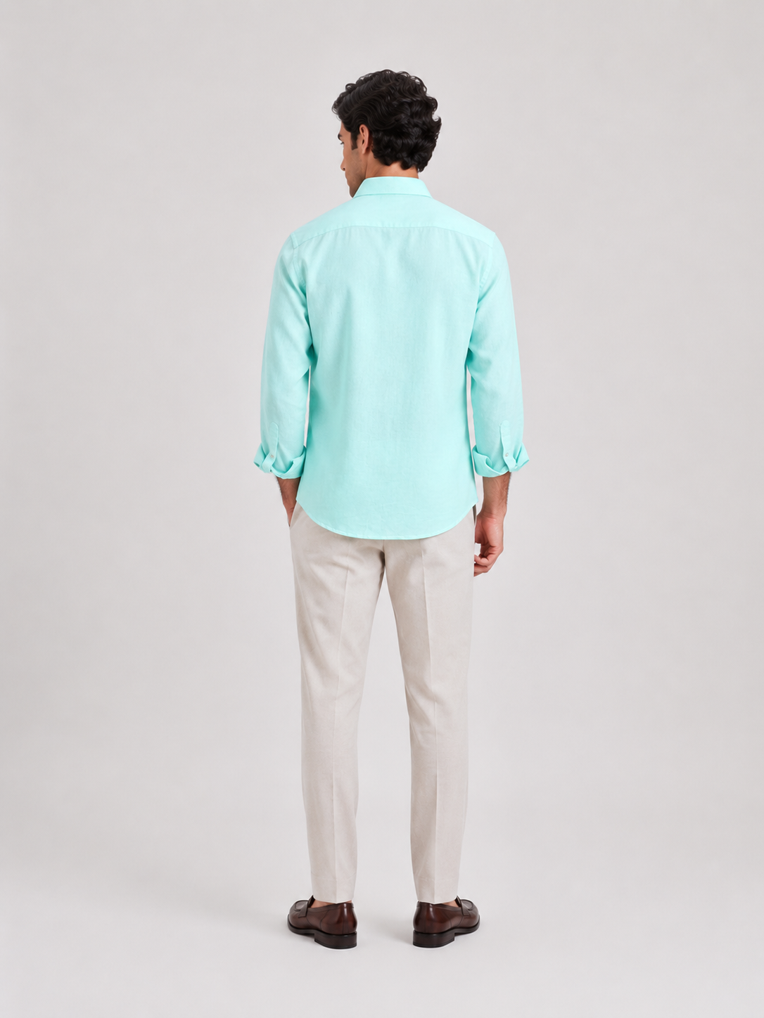 Raciouse Aqua Linen Shirt
