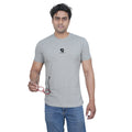 Classic Fit Grey Round Neck Tee